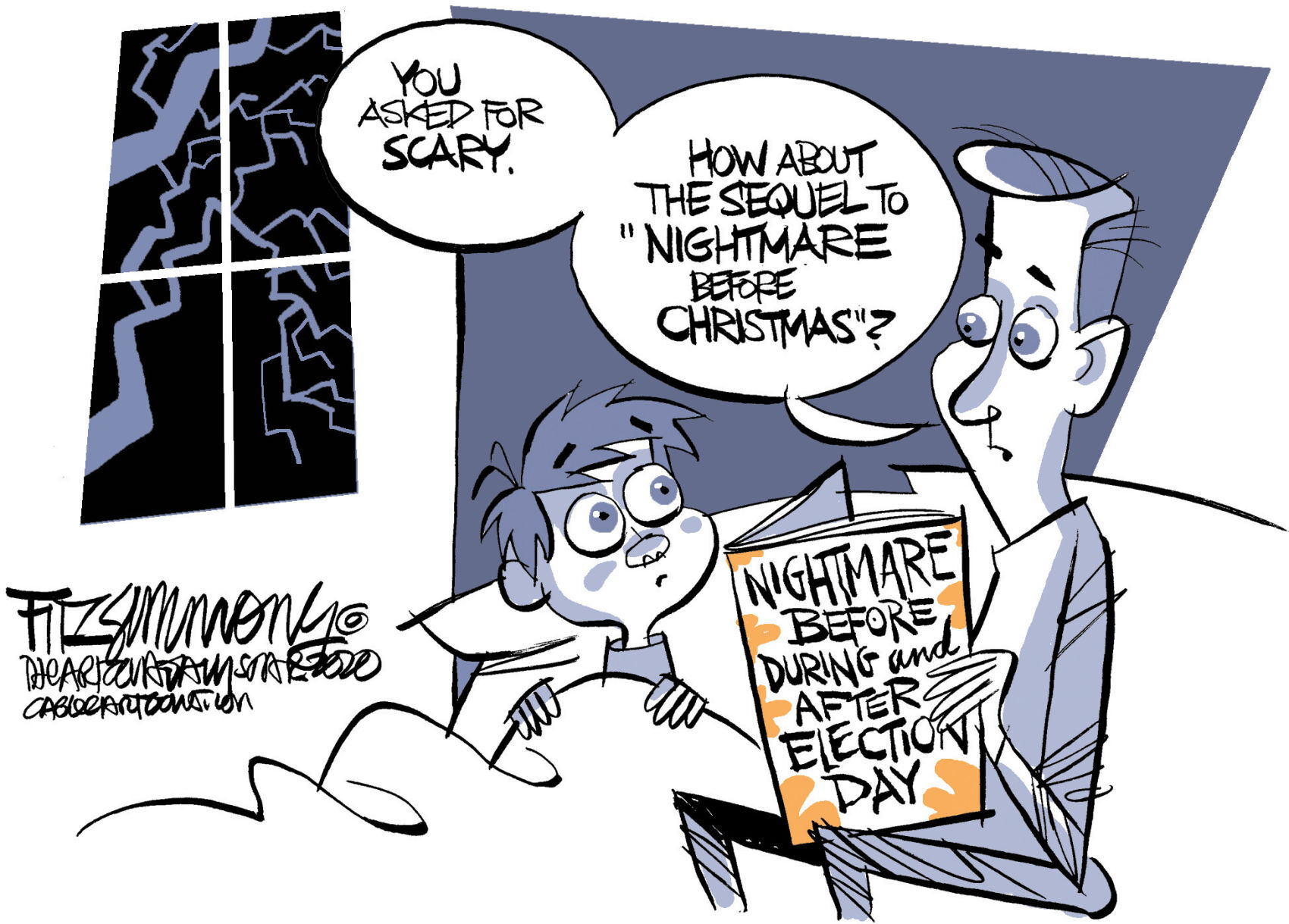 Daily Fitz Cartoon: Nightmare before...